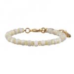 Браслет Букет (перламурт; покрытие золото) 17-21см