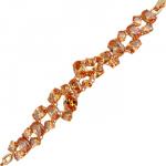 Браслет (кристаллы SW шампань; покрытие: золото)