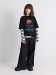 Брюки детские для девочек Liza черный