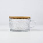 Кружка с крышкой стеклянная «Любовь», 450 мл