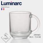 Кружка Luminarc Troquet, 250 мл, стекло. прозрачная