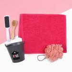 Набор подарочный «Этель» Home, полотенце, щётка, мочалка