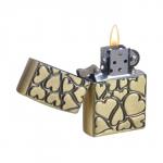 Зажигалка бензиновая для курения «Сердечки»