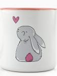 Кружка чайная керамическая «Зайка», 380 мл