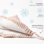 Комплект детский (шапка, снуд) MINAKU, размер 35-40, бежевый