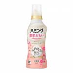 KAO Кондиционер для белья Hamming Fresh Rose с антистатиком, аромат восточной розы 530 мл бутылка с колпачком-дозатором