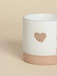 Кружка SL Home «Сердце», 520 мл, 13.5?9.6?9.8 см, керамика, белая