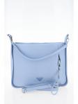 TB229-06R Сумка женская, иск.кожа/текстиль, голубой