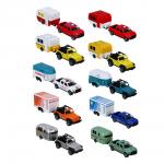 ИГРОЛЕНД Машина с прицепом "Автокемпер", инерция, металл, ABS, 21,5х5,3х6,9 см, 10 дизайнов