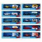 ИГРОЛЕНД Машина с прицепом "Автокемпер", инерция, металл, ABS, 21,5х5,3х6,9 см, 10 дизайнов