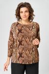 Джемпер Bliss 9402 коричневый, змея