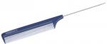 DBS6105 Расческа 22,0 см Dewal Beauty  с металлическим хвостиком синяя