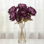 Букет Пионов 5шт FLOWERS GLAMOUR 60см лиловые
