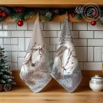 Комплект полотенец 48*60 см, 3 шт., рогожка (Поэма)