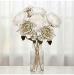 Букет Пионов 7шт FLOWERS GLAMOUR 60см белые