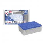 Губка для посуды YORK БАКТЕРИЯ СТОП антибактериальные 5шт (уп.20) (034040)