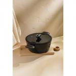 Кастрюля SL Home, d=20 см, h=10.5 см, с антипригарным покрытием, индукция, алюминий, чёрная