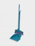 Набор для уборки Доляна: щётка для пола 23?78 см, совок 25?26?71 см, ручки металлические, МИКС