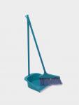 Набор для уборки Доляна: щётка для пола 23?78 см, совок 25?26?71 см, ручки металлические, МИКС