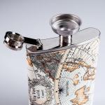 Подарочный набор «Мир»: фляжка 270 мл, воронка, 4 стопки