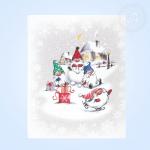 Набор полотенец из рогожки "Гномики"