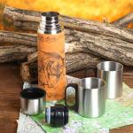 Подарочный набор «Волк»: термос 500 мл, кружка 2 шт. ? 170 мл