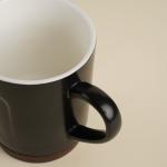 Кружка SL Home «Дольче фар ниенто», 400 мл, керамика, чёрная