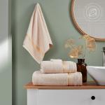 Полотенце махровое "Гармония" (слоновая кость)