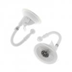 Подставка для светильника ULI-P и лампы LED?T8, присоска, длина 150?мм, набор 2?шт., белая