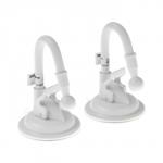 Подставка для светильника ULI-P и лампы LED?T8, присоска, длина 150?мм, набор 2?шт., белая