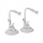 Подставка для светильника ULI-P и лампы LED?T8, присоска, длина 150?мм, набор 2?шт., белая