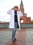 Пуховик мужской удлиненный Russia