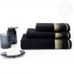 Полотенце махровое "Гармония" (черный)