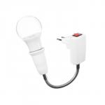 Светильник для растений Luazon Lighting, 9 Вт, 7 мкмоль/с, гибкая ножка 15 см, выключатель на корпусе