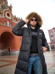 Пуховик мужской удлиненный Russia
