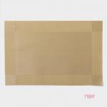 Салфетки сервировочные на стол Доляна «Шахматы», 45?30 см, 4 шт., карамельные