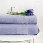 Полотенце махровое "Ажур" (аметист)