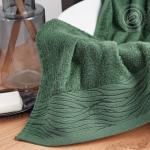 Полотенце махровое "Модерн" (оливковый)