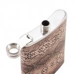 Подарочный набор «Питон»: фляжка 240 мл, 4 рюмки, воронка