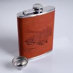 Подарочный набор «Танк» : фляжка 240 мл, 2 стопки, воронка