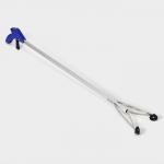 Захват для мусора алюминиевый, 99?12.5 см, ПВХ держатели
