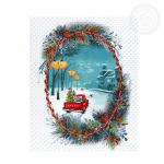 Набор полотенец из рогожки "Огонёк"