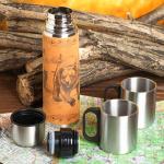 Подарочный набор «Медведь и собаки»: термос 500 мл, кружка 2 шт. ? 170 мл