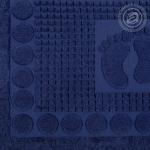 Полотенце махровое "Ножки" (синий)