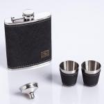 Подарочный набор «Орёл»: фляжка 210 мл, воронка, 2 стопки