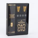 Подарочный набор мужской «Особенный», карты, домино, стопки 2 шт. ? 30 мл, кости игральные 4 шт.