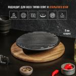 Крышка-пресс Magma «Гриль», 24?5.5 см, чугун, чёрная