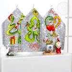 Набор полотенец из рогожки "Маскарад"