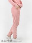 Женские брюки из футера LINGEAMO нежно-розовые КБ-22 (102)