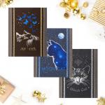 Набор полотенец из рогожки "Лунный кот"